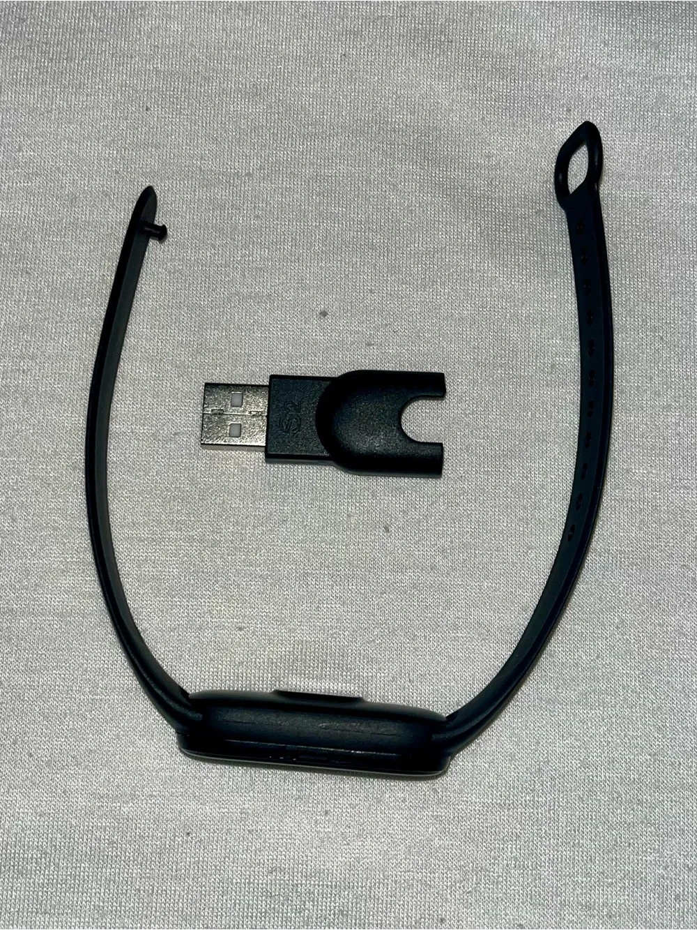 Black Fitness Tracker Smart Band with USB Charger